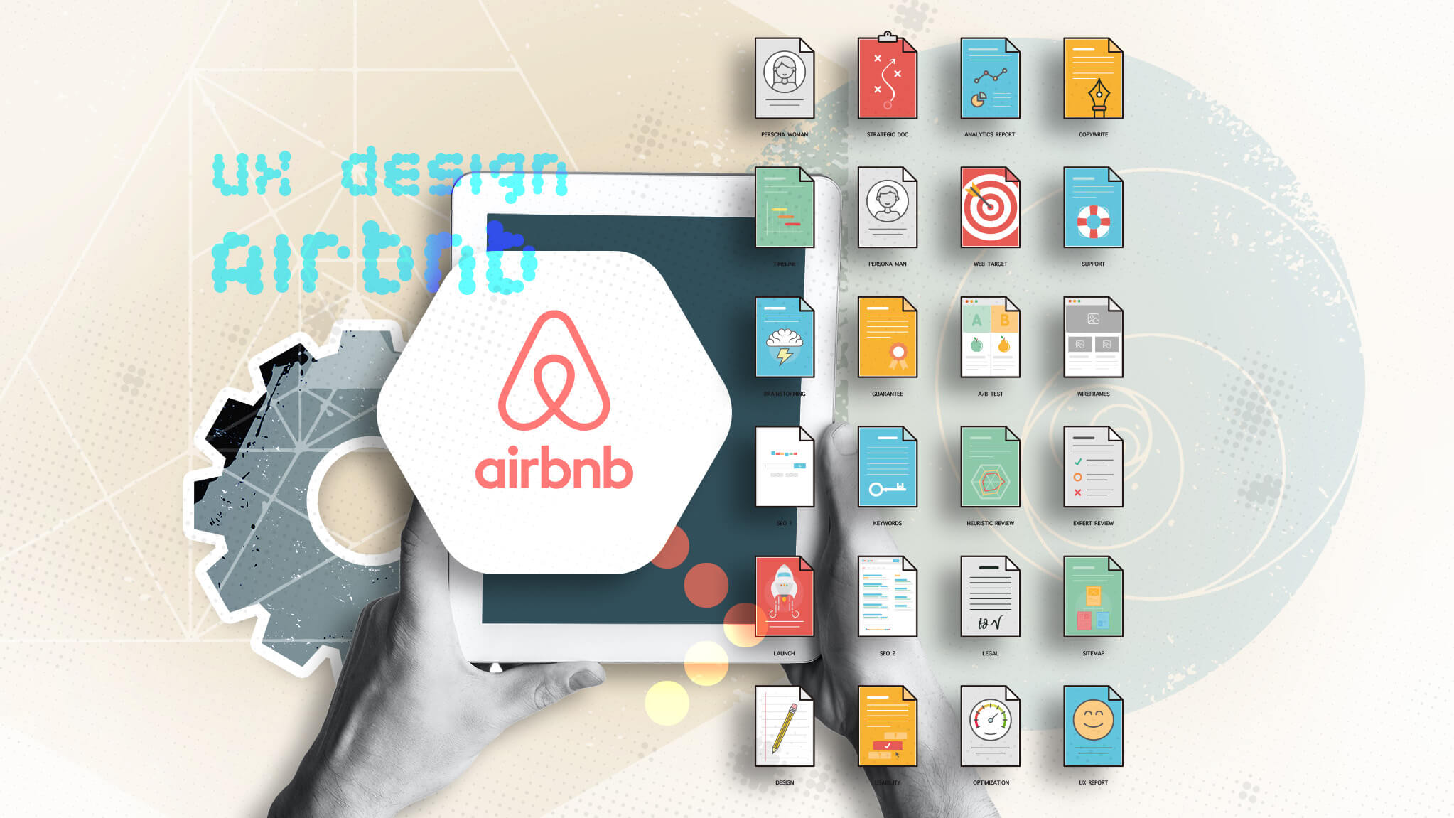 “Airbnb logo, a stylized ‘Belo’ symbol in the shape of a heart”