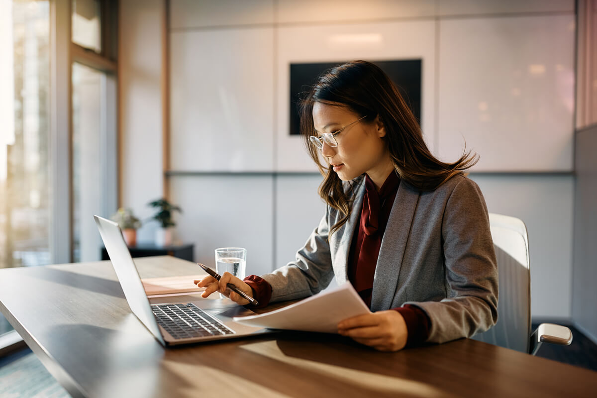 woman-reading-a-marketing-report